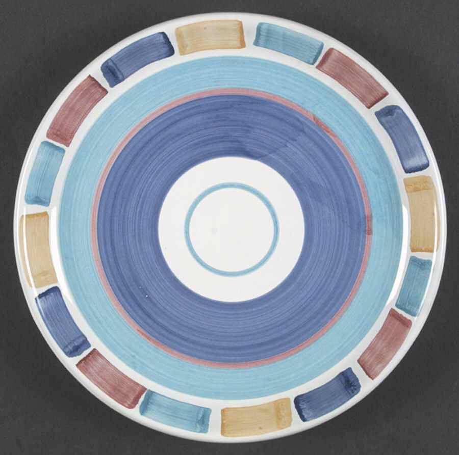Color Blocks Salad Plate by Caleca-1
