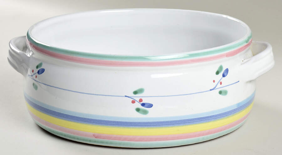 Cristina 5 Quart Round Casserole No Lid by Caleca-1