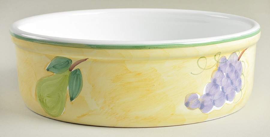 Frutta 9" Round Vegetable Bowl by Caleca-1