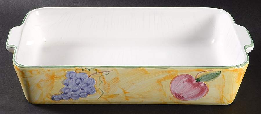Frutta 14" Rectangular Baker by Caleca-1