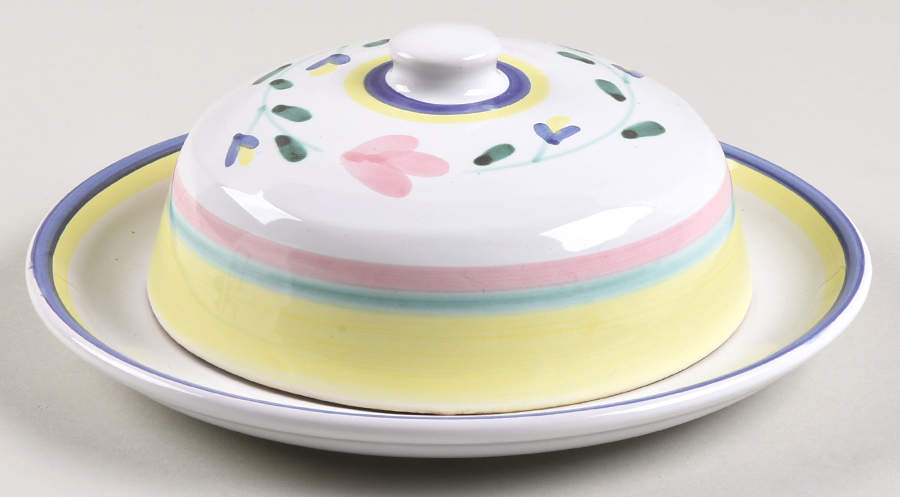 Giardino Round Covered Butter by Caleca-1