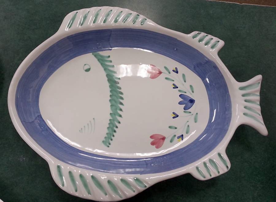 Giardino 14" Fish Platter by Caleca-1