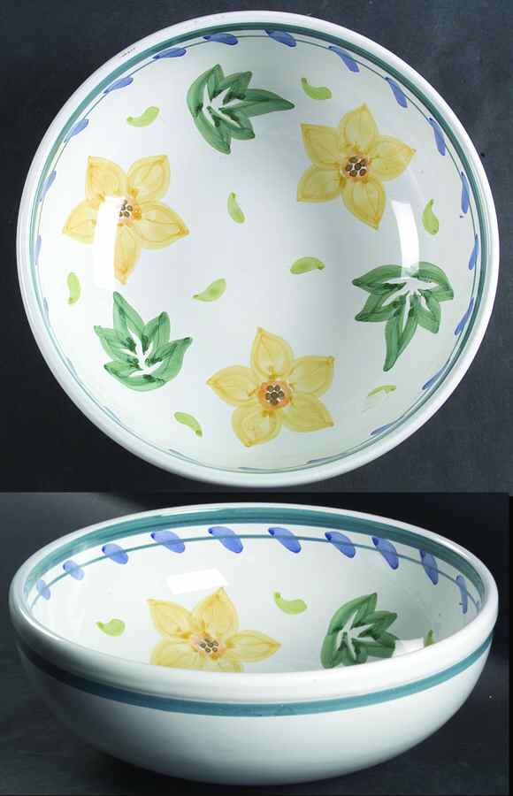 Lirica 10" Large Salad Serving Bowl by Caleca-1