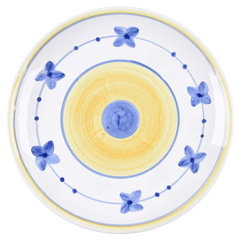 Marina (Blue&Yellow) Dinner Plate by Caleca-1