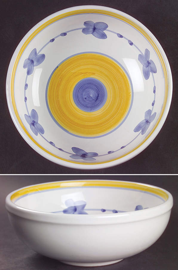 Marina (Blue&Yellow) 7" All Purpose Bowl by Caleca-1