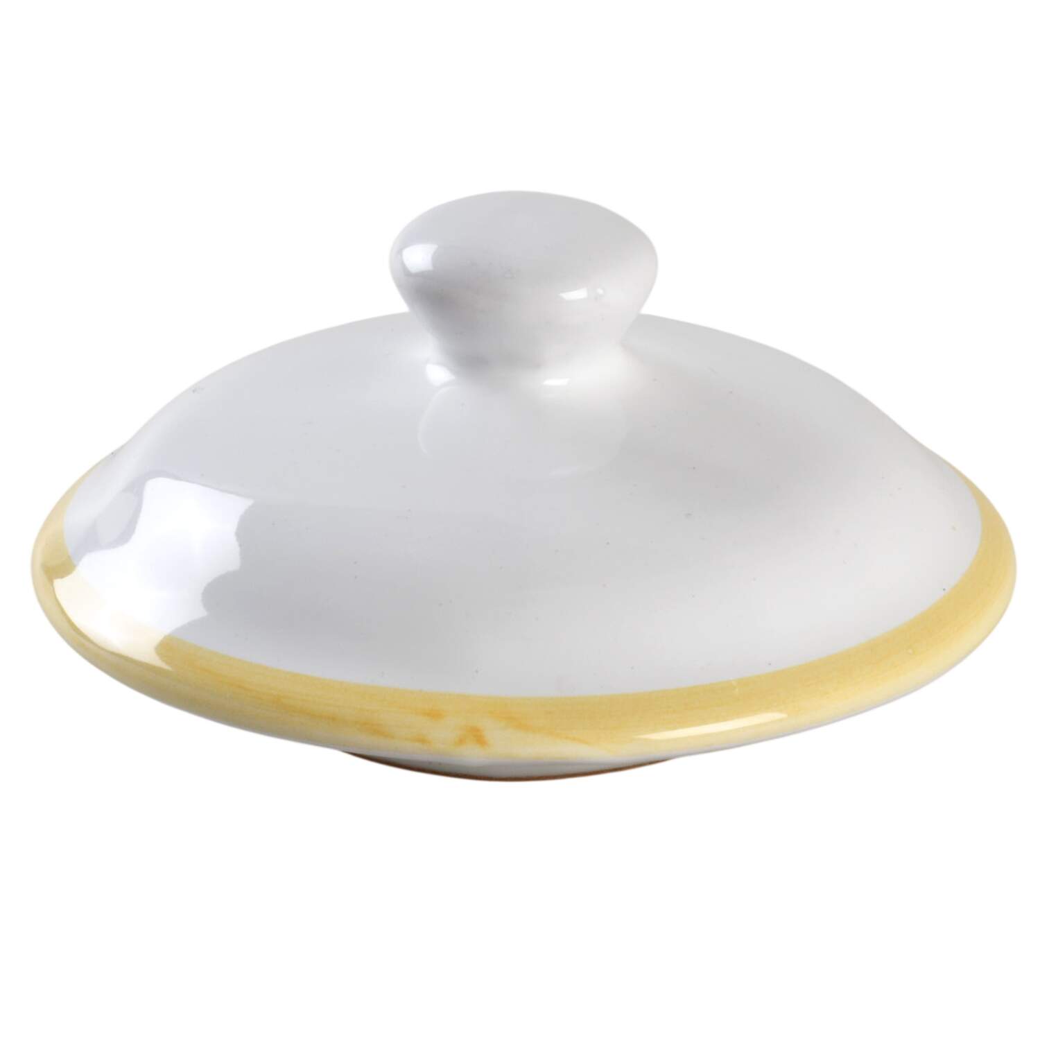Marina (Blue&Yellow) Lid for Sugar Bowl by Caleca-1