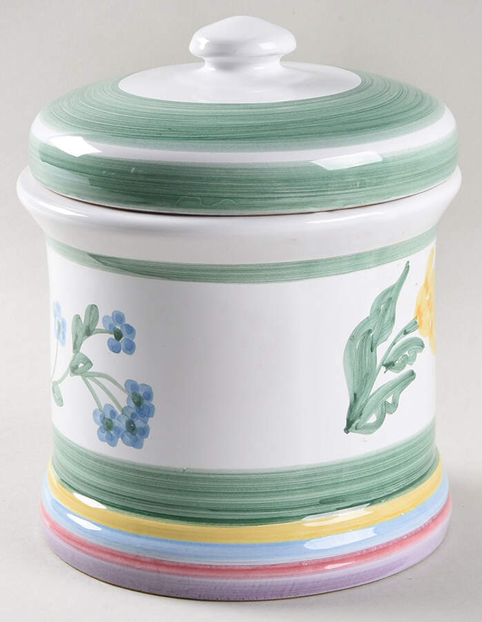 Meadow Large Canister & Lid by Caleca-1