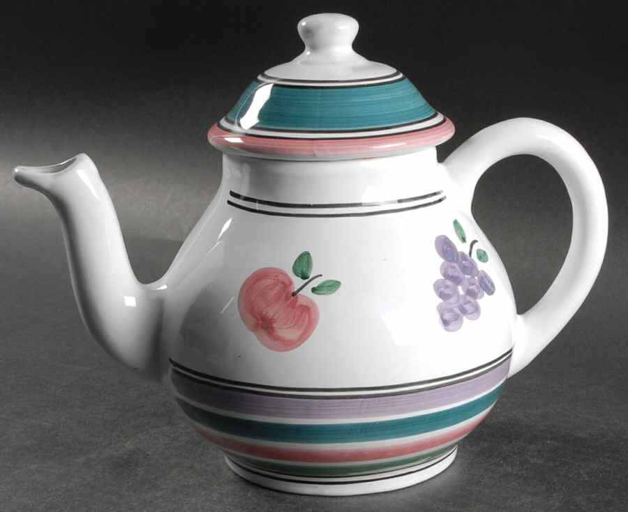 Orchard Teapot & Lid by Caleca-1