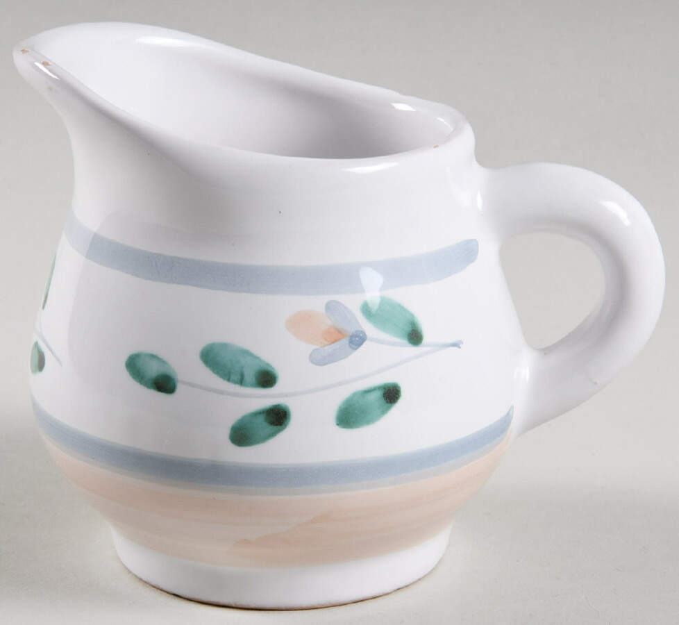 Peach Garland Creamer by Caleca-1