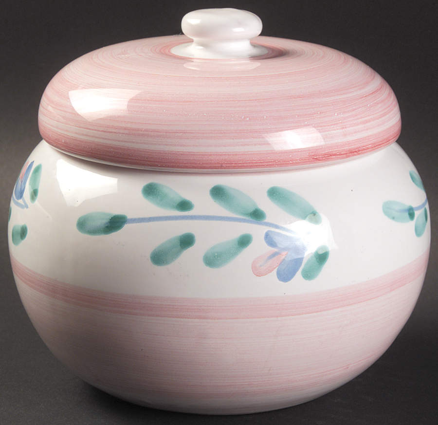 Pink Garland Candy Box & Lid by Caleca-1