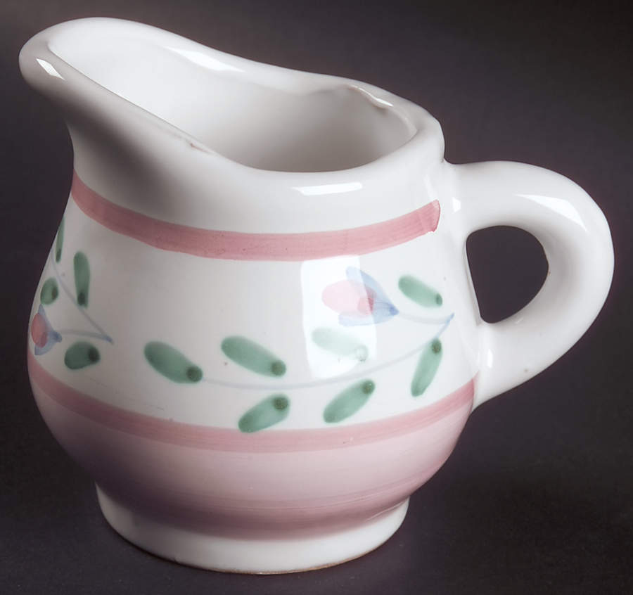 Pink Garland Creamer by Caleca-1