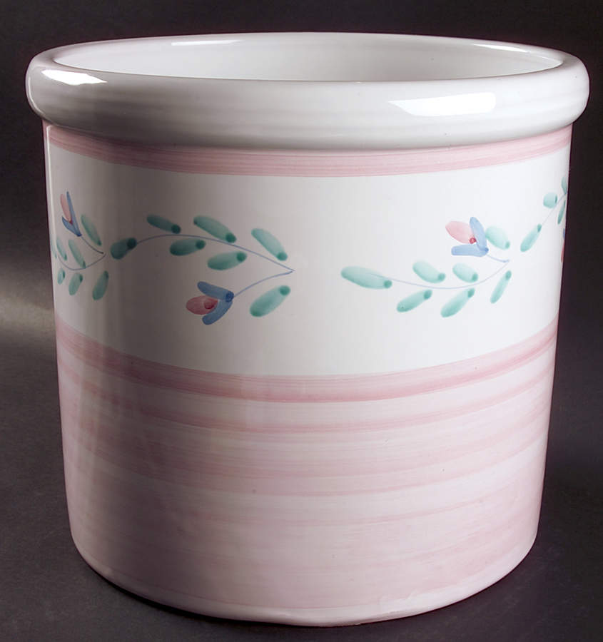 Pink Garland 10" Planter by Caleca-1