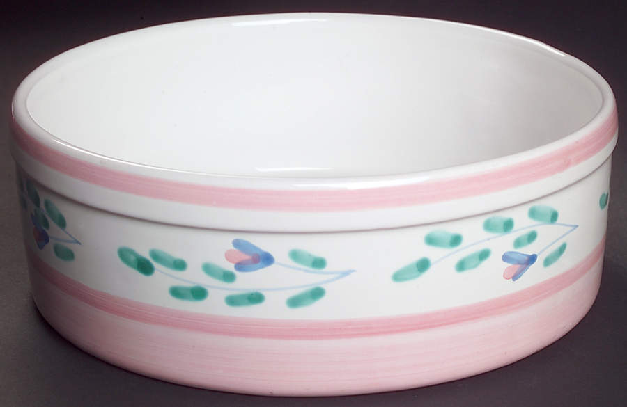 Pink Garland 8" Souffle by Caleca-1