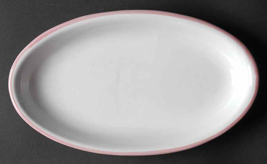 Pink Garland Relish/Gravy Underplate by Caleca-1