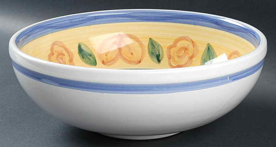 Sorrento 10" Round Vegetable Bowl by Caleca-1