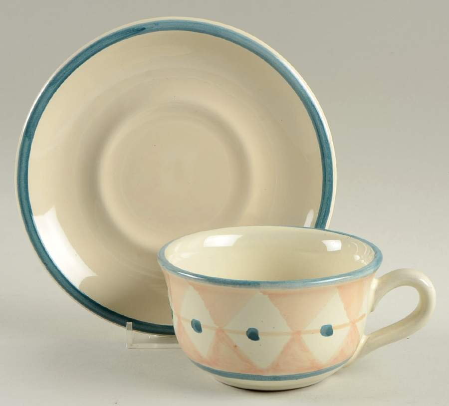 Sparagio Flat Cup & Saucer Set by Caleca-1