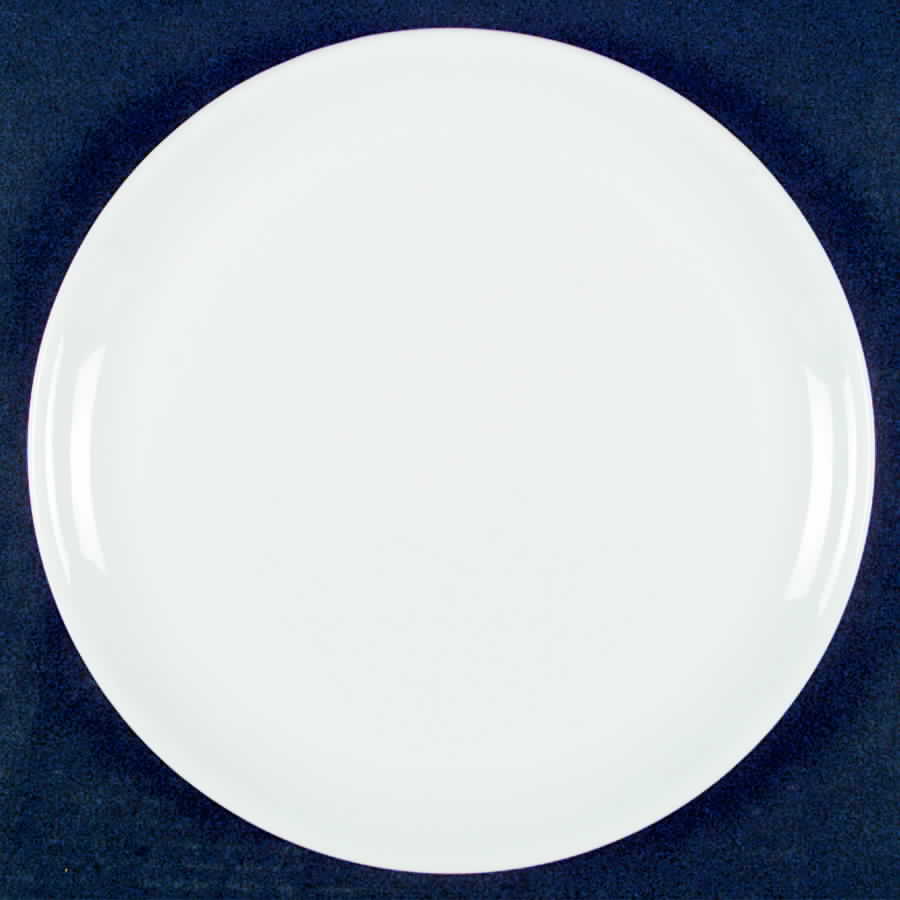 Teatime White Dinner Plate by Caleca-1