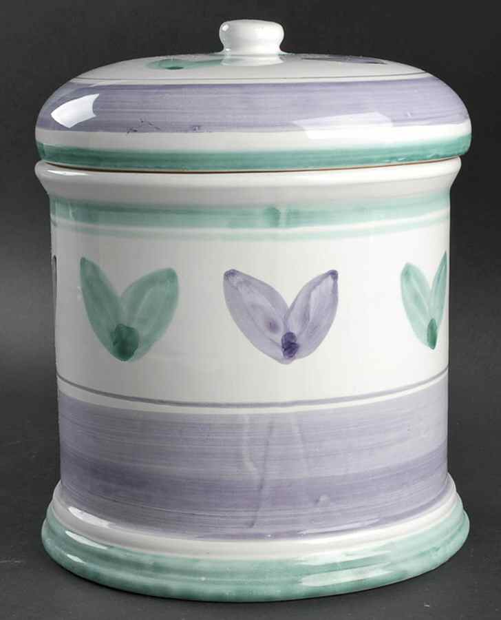 Violetta Extra Large Canister & Lid by Caleca-1