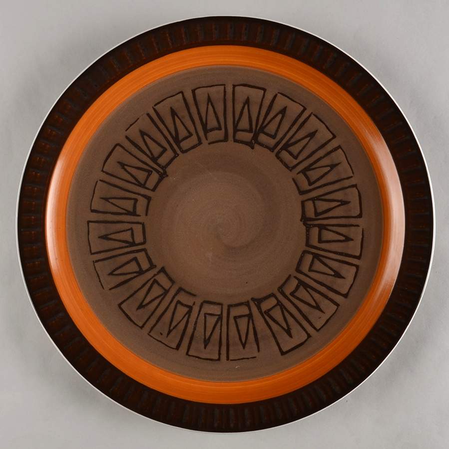 Athena 12" Chop Plate (Round Platter) by Casual Ceram-1