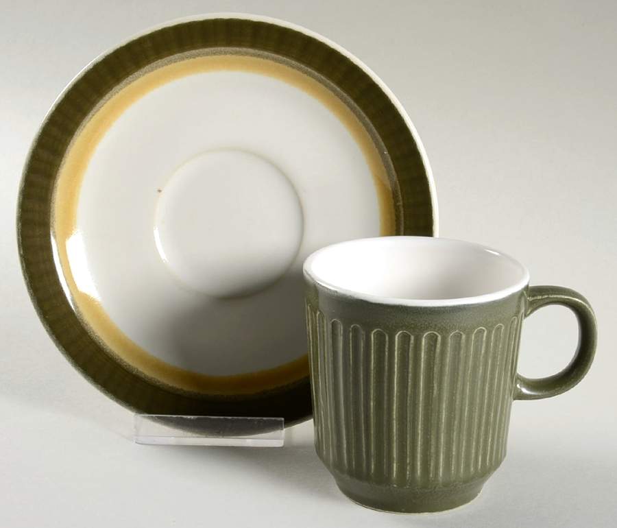Lido Flat Cup & Saucer Set by Casual Ceram-1