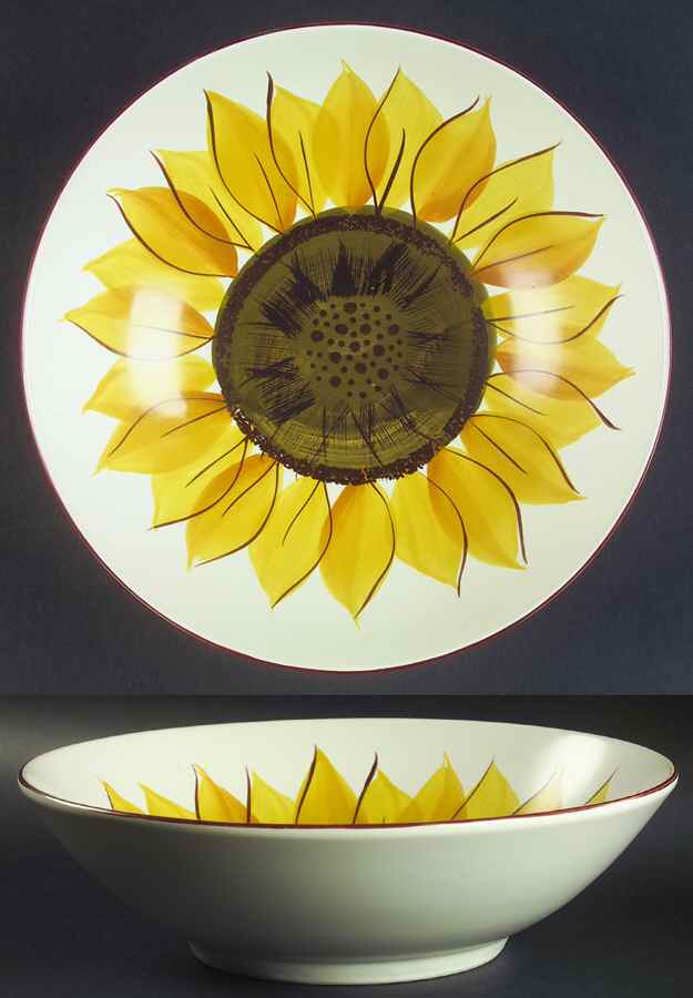 Mexacal (Coupe) 9" Round Vegetable Bowl by Casual Ceram-1