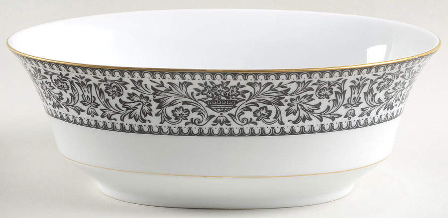 Castile 9" Oval Vegetable Bowl by Carriage House-1