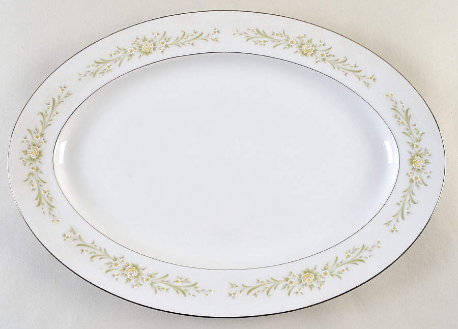 Eloquence 16" Oval Serving Platter by Carriage House-1