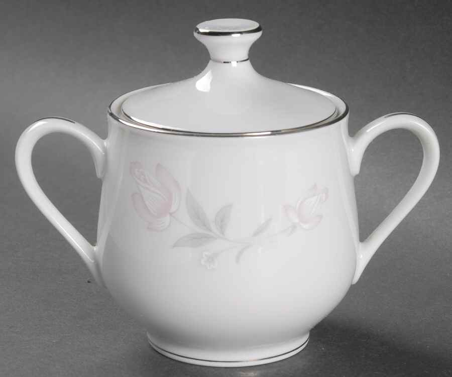 Rosecrest Sugar Bowl & Lid by Carriage House-1
