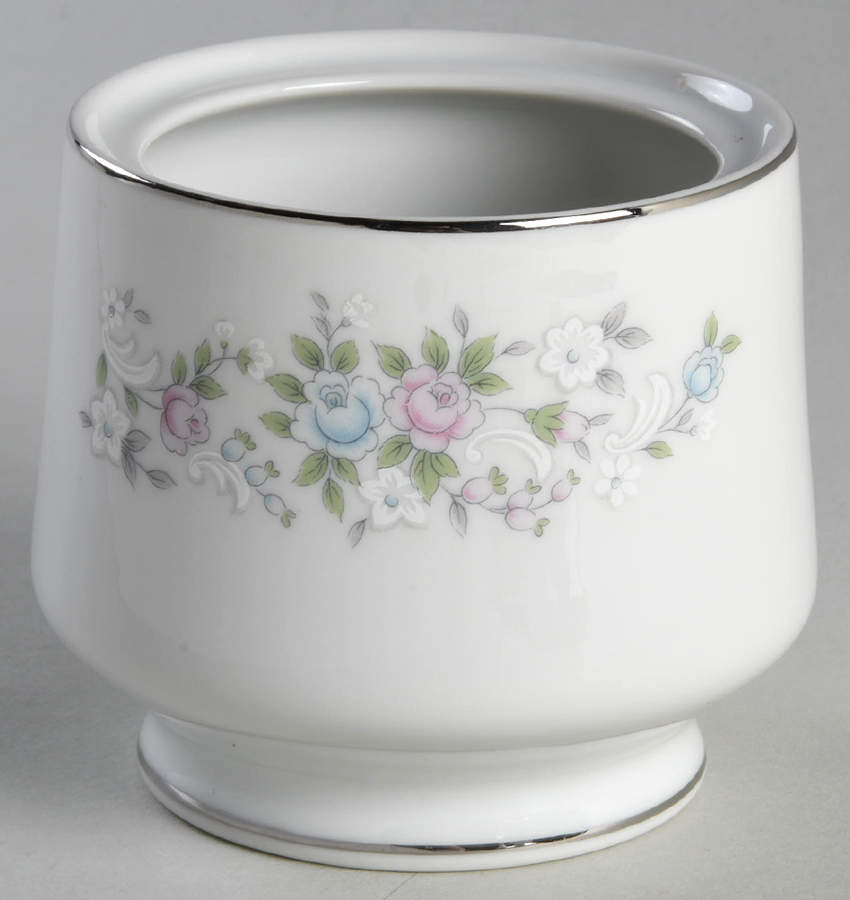 Corsage Sugar Bowl No Lid by Carlton (Japan)-1