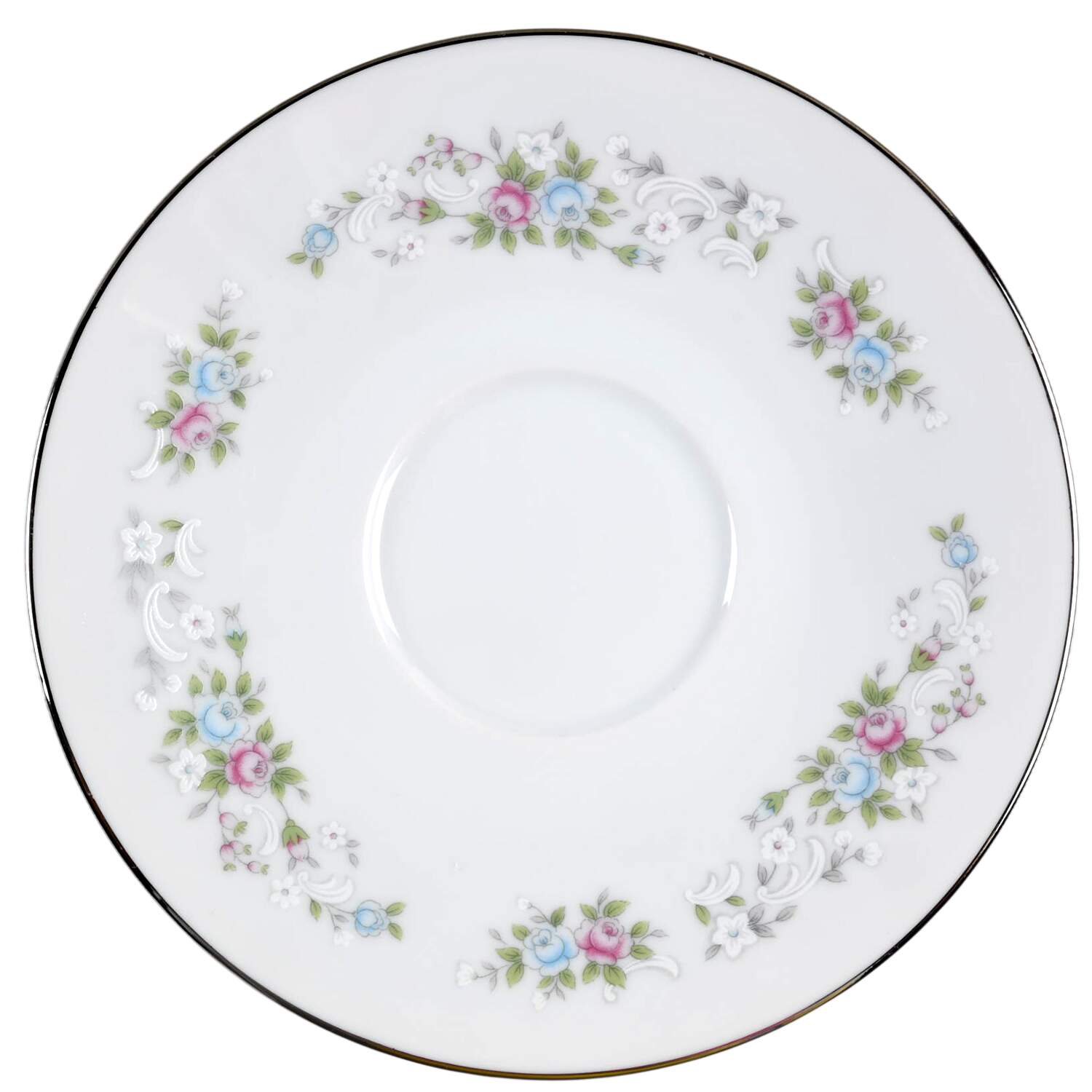 Corsage Saucer by Carlton (Japan)-1