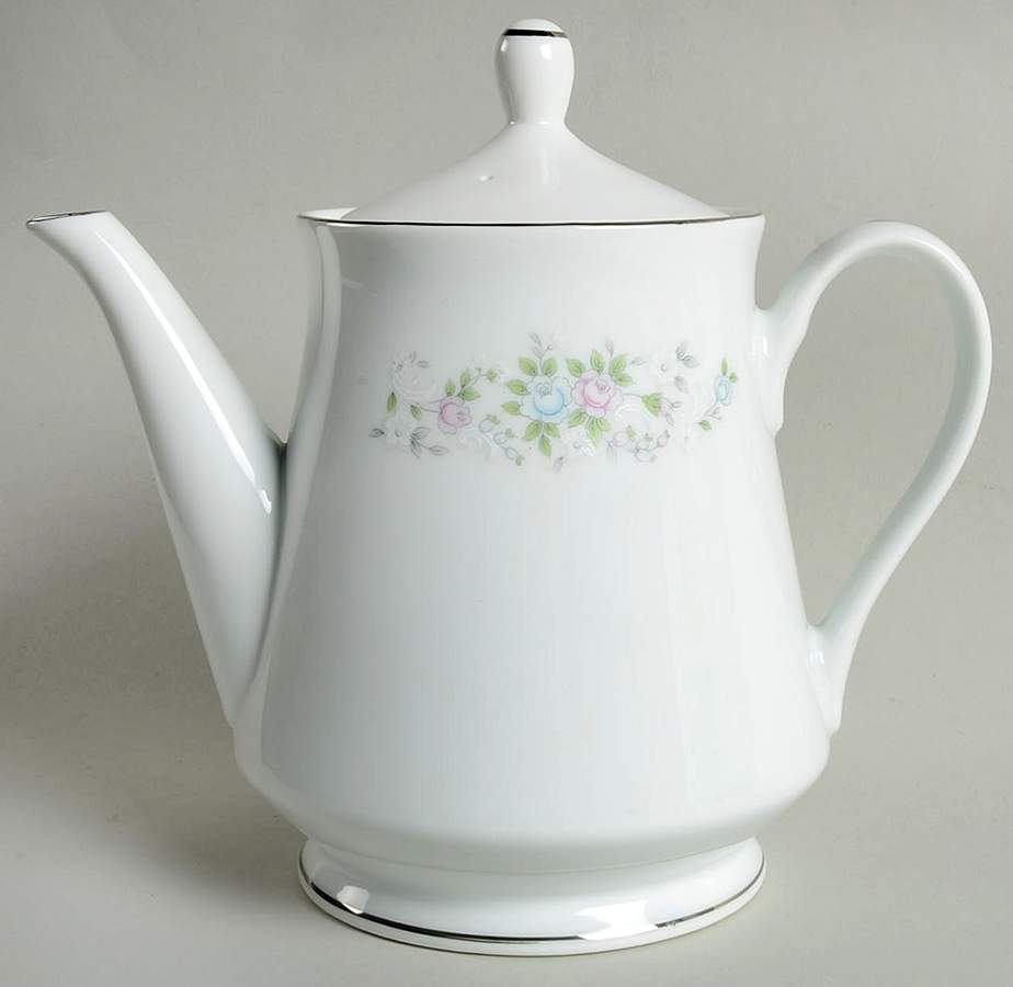Corsage Teapot & Lid by Carlton (Japan)-1