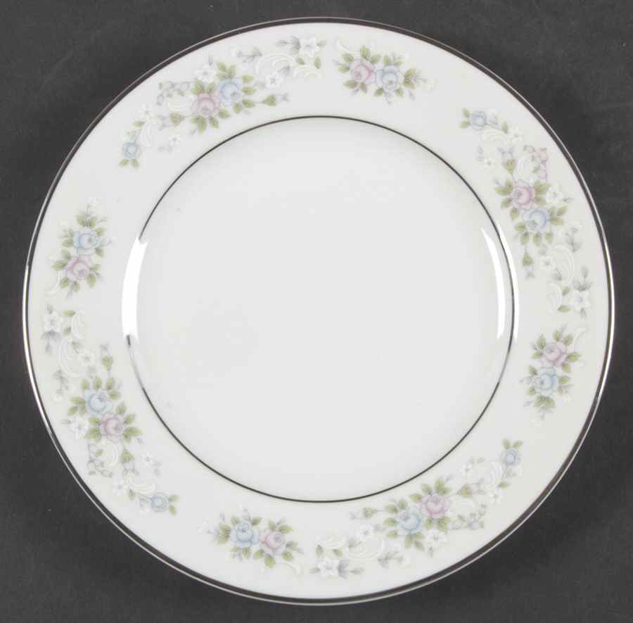 Corsage Bread & Butter Plate by Carlton (Japan)-1