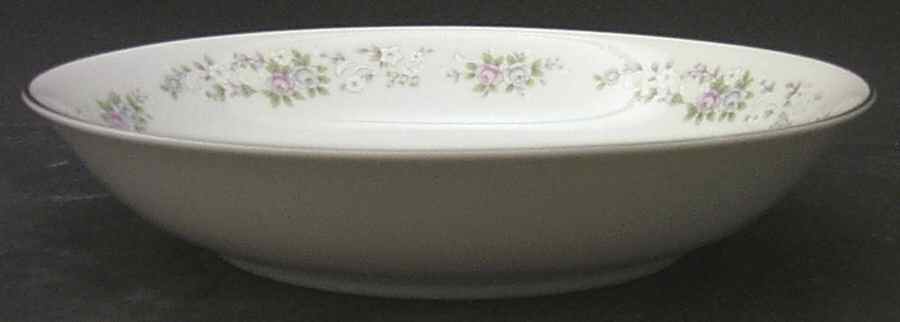 Corsage Coupe Soup Bowl by Carlton (Japan)-1