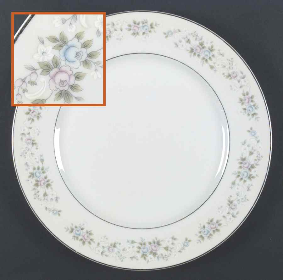 Corsage Dinner Plate by Carlton (Japan)-1