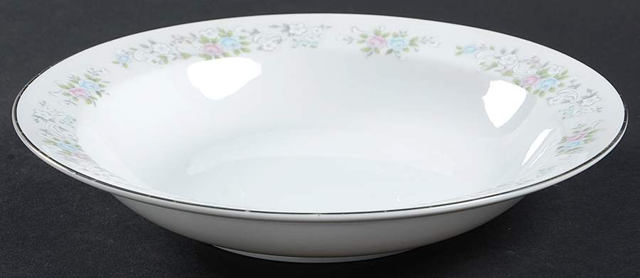 Corsage Rim Soup Bowl by Carlton (Japan)-1