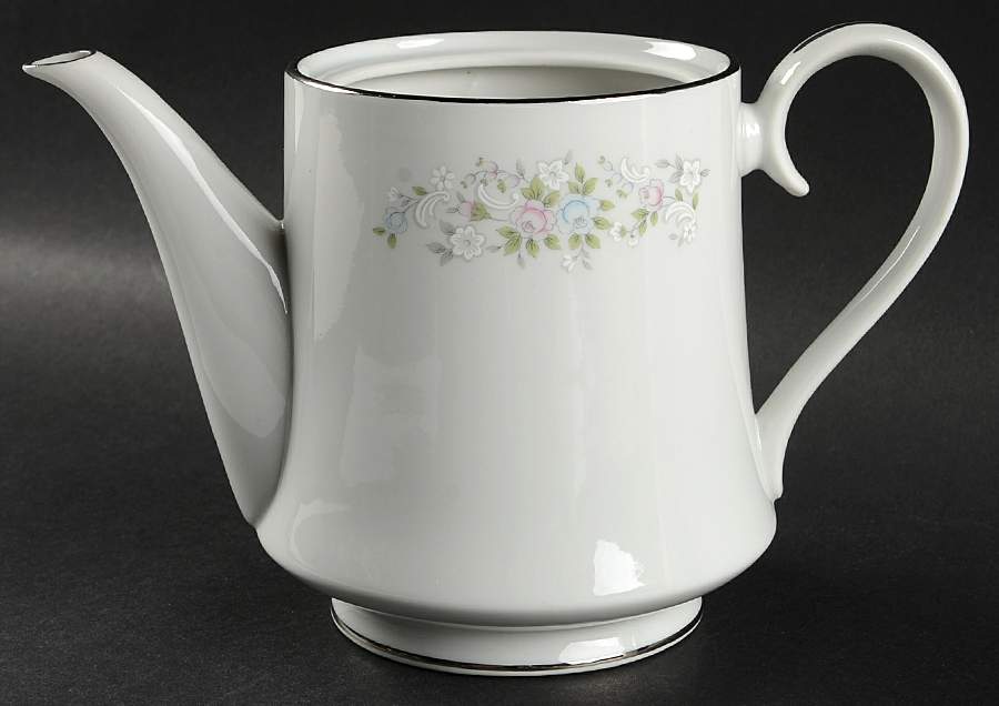 Corsage Teapot No Lid by Carlton (Japan)-1