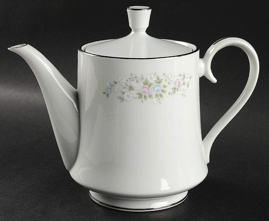 Corsage Teapot & Lid by Carlton (Japan)-1