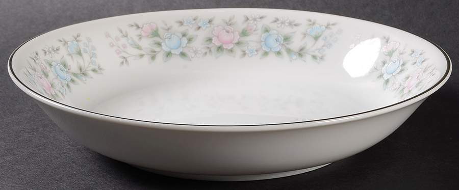 Flower Garden Coupe Soup Bowl by Carlton (Japan)-1