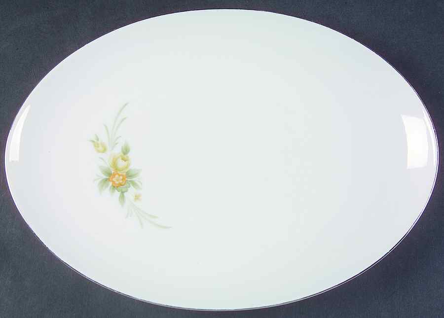 Madison 12" Oval Serving Platter by Carlton (Japan)-1