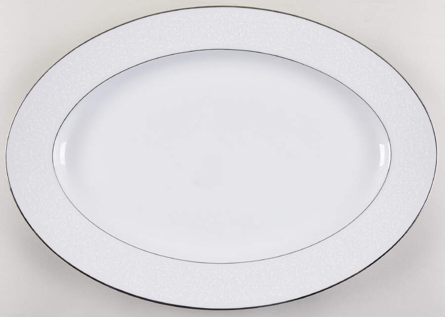 Plymouth 16" Oval Serving Platter by Carlton (Japan)-1