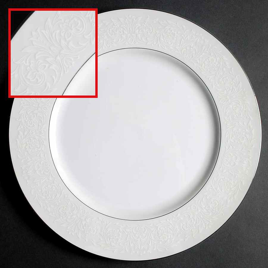 Plymouth Dinner Plate by Carlton (Japan)-1