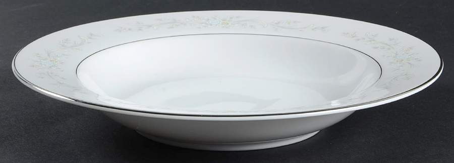 Remembrance Rim Soup Bowl by Carlton (Japan)-1