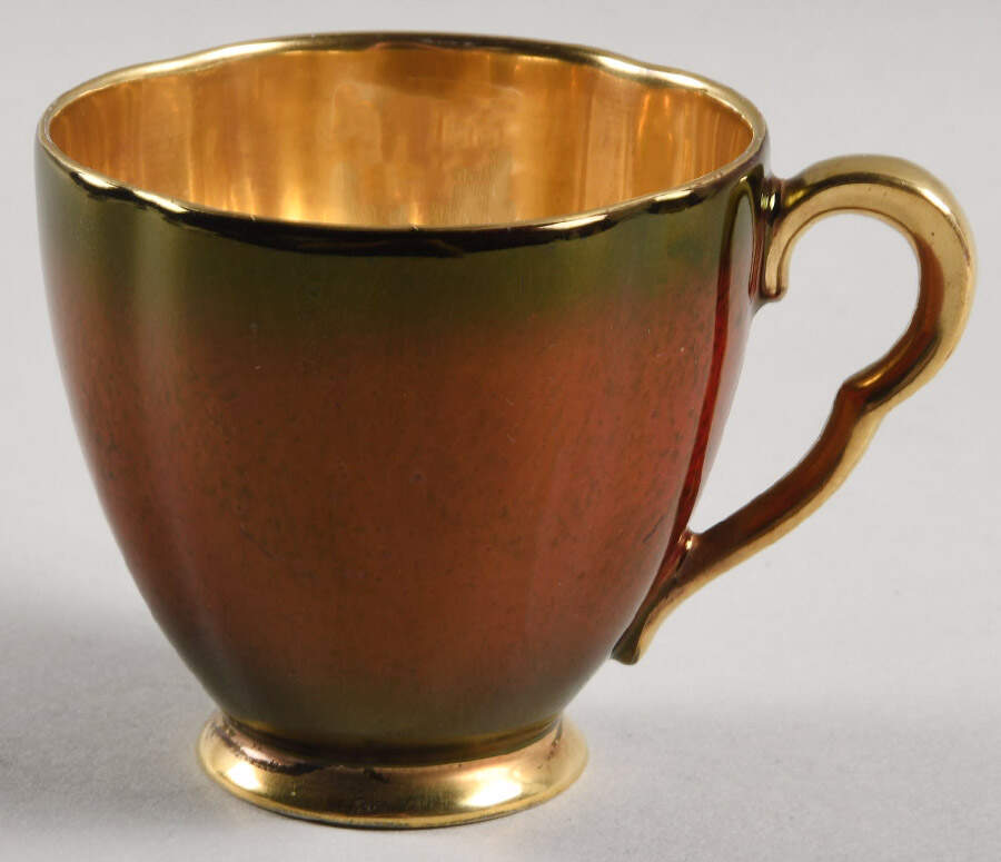 Rouge Royale Footed Demitasse Cup by Carlton Ware (England)-1