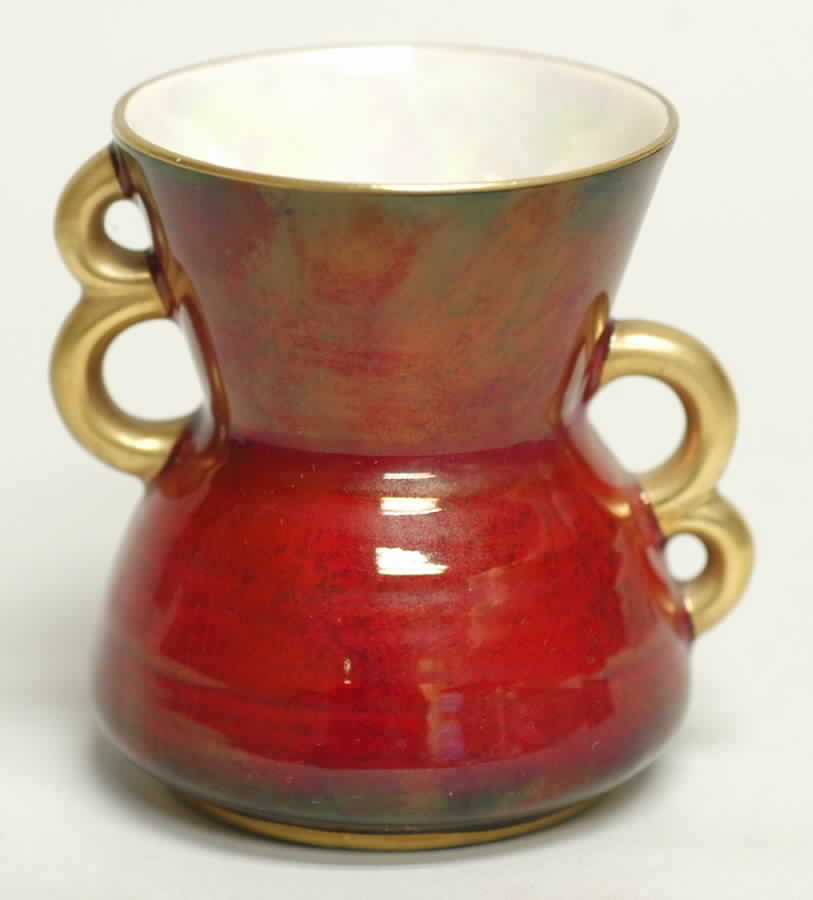 Rouge Royale 3" Vase by Carlton Ware (England)-1