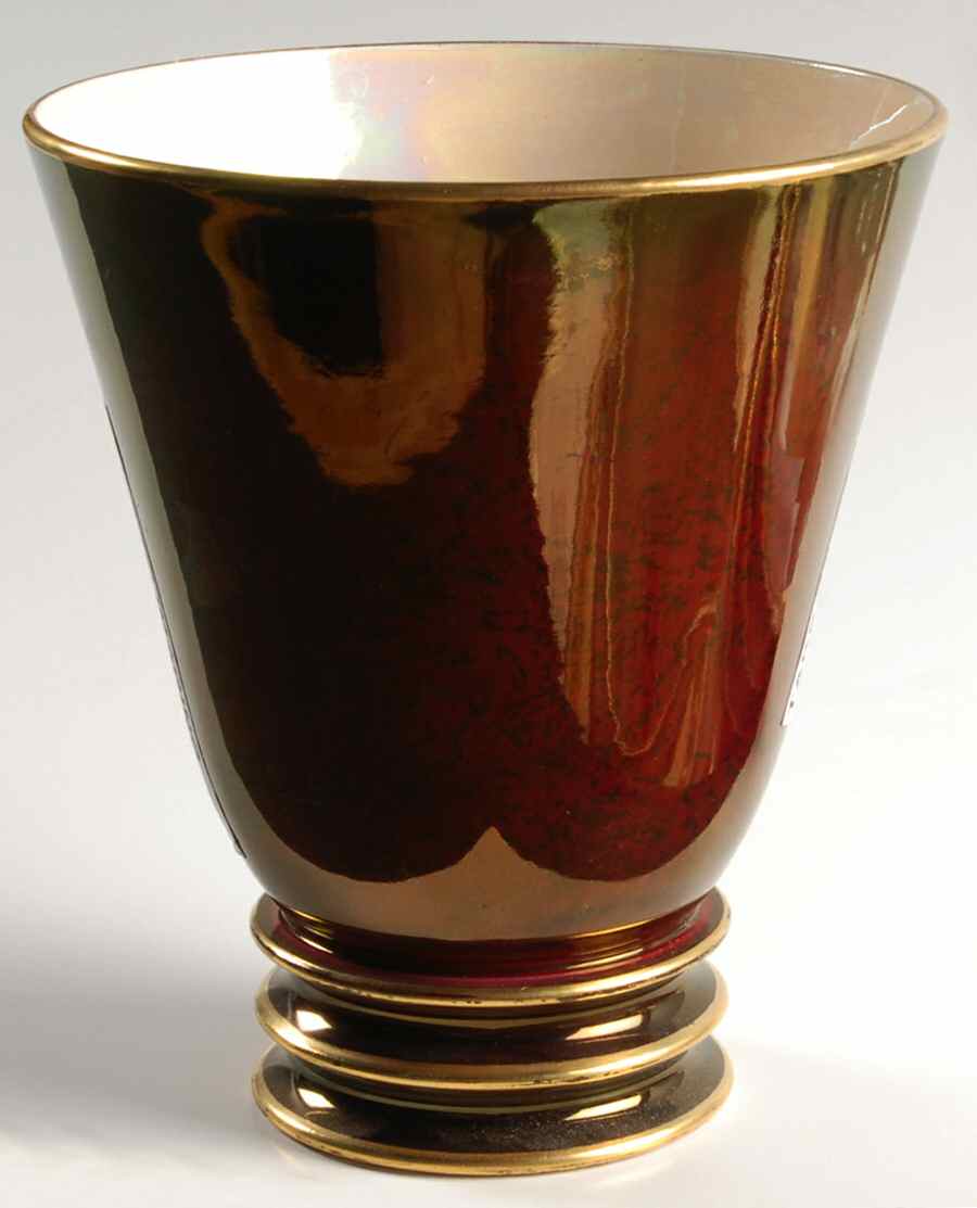 Rouge Royale 5" Vase by Carlton Ware (England)-1
