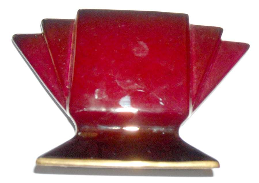 Rouge Royale Match Box Holder by Carlton Ware (England)-1