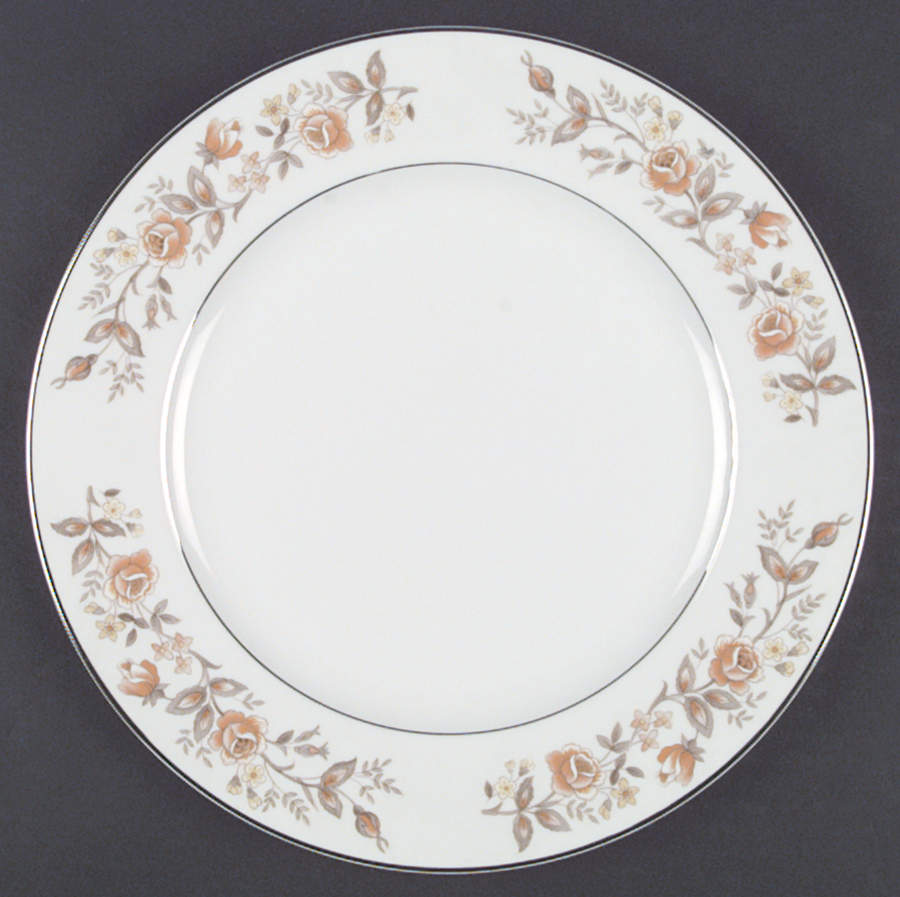 Rosealyn Dinner Plate by Carlton (Japan)-1