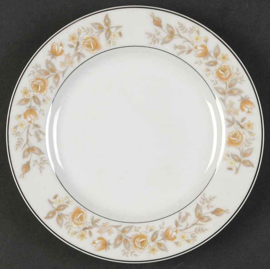 Rosealyn Bread & Butter Plate by Carlton (Japan)-1