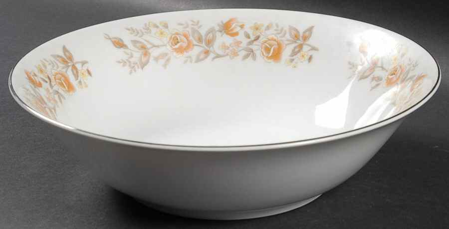 Rosealyn 9" Round Vegetable Bowl by Carlton (Japan)-1