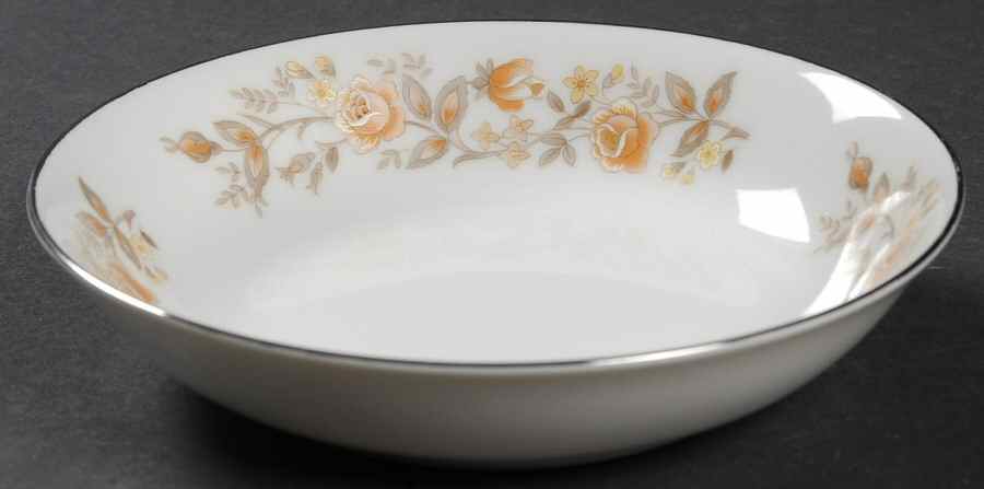Rosealyn Fruit/Dessert (Sauce) Bowl by Carlton (Japan)-1